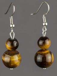 Серьги Бусики-Колечки