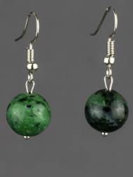 Серьги Бусики-Колечки