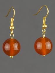 Серьги Бусики-Колечки