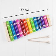 Игрушка музыкальная металлофон, 12 тонов Лесная мастерская