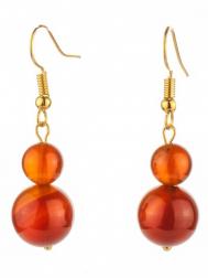 Серьги Бусики-Колечки