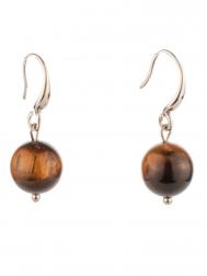 Серьги Бусики-Колечки