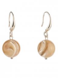 Серьги Бусики-Колечки