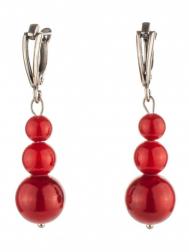 Серьги Бусики-Колечки