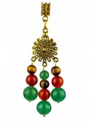 Колье оберег Бусики-Колечки