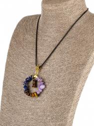 Колье оберег Бусики-Колечки