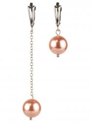 Серьги Бусики-Колечки