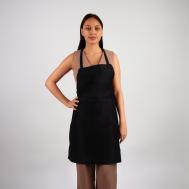 Фартук для мастера, с карманами, 65×83(±1) см, черный QF