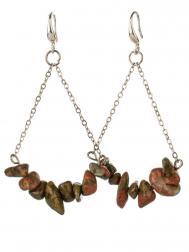 Серьги Бусики-Колечки