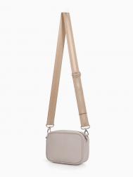 Сумка женская на молнии , маленький размер, цвет бежевый Textura