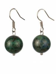 Серьги Бусики-Колечки