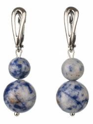 Серьги Бусики-Колечки