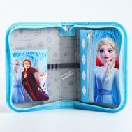 Пенал каркасный, 1 секция, 14×21×4 см, откидной карман, тканевый, Disney