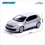 Машина металлическая volkswagen golf gti, 1:43, цвет серебряный Автоград