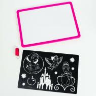 Набор для рисования в темноте, планшет а4, принцессы Disney