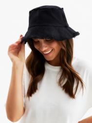 Панама женская джинсовая  с необработанными краями, синяя, размер 56-58 MINAKU