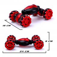 Перевертыш hyper, полный привод, работает от аккумулятора, цвет красный Автоград