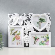 Фоторамка-коллаж на 3 фото 10×15, 13×13 см NO BRAND