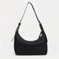 Сумка-мешок, отдел на молнии, регулируемый ремень, цвет черный NO BRAND