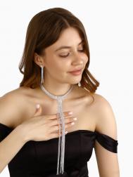 Набор 2 предмета: серьги, колье QF