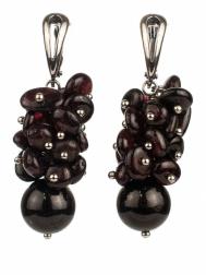 Серьги Бусики-Колечки