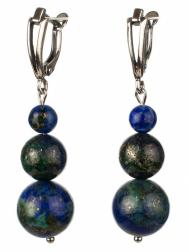 Серьги Бусики-Колечки