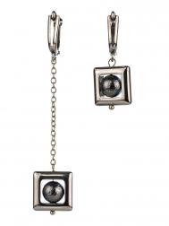 Серьги Бусики-Колечки