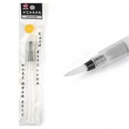 Кисть синтетика круглая №3 с резервуаром для воды, туши,чернил NO BRAND