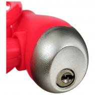 Велосипедный замок , детский, 8×1000 мм, розовый Dream Bike