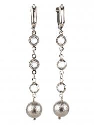 Серьги Бусики-Колечки