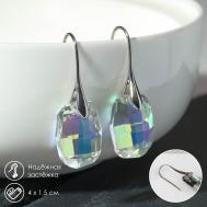 Серьги со стразами QF