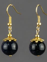 Серьги Бусики-Колечки