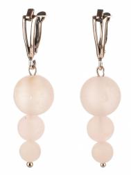 Серьги Бусики-Колечки