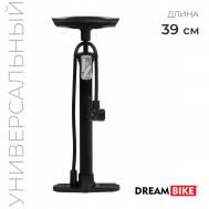 Насос напольный с иглой и насадками, пластик, цвет черный NO BRAND