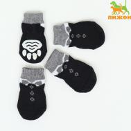 Носки нескользящие, размер l (3,5/5 * 9 см), набор 4 шт, джентельмен Пижон