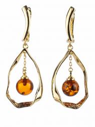 Серьги Бусики-Колечки