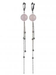 Серьги Бусики-Колечки