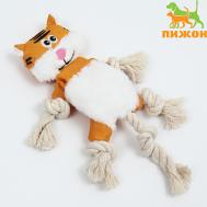 Игрушка текстильная с канатом Пижон