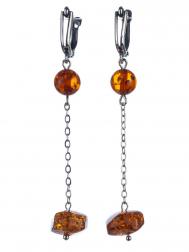 Серьги Бусики-Колечки