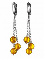 Серьги Бусики-Колечки