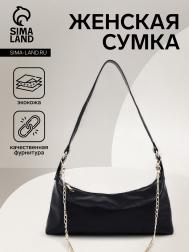 Сумка женская на молнии, цвет черный NO BRAND