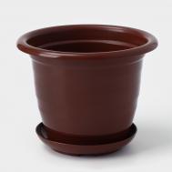 Горшок для цветов с поддоном доляна Доляна