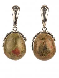 Серьги Бусики-Колечки