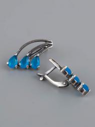 Серьги Бусики-Колечки