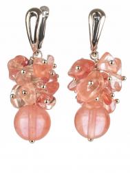 Серьги Бусики-Колечки