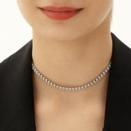 Колье со стразами QF