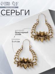 Серьги металл QF