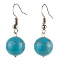 Серьги Бусики-Колечки