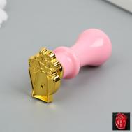 Печать для сургуча с пластиковой ручкой фигурная NO BRAND