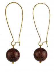 Серьги Бусики-Колечки